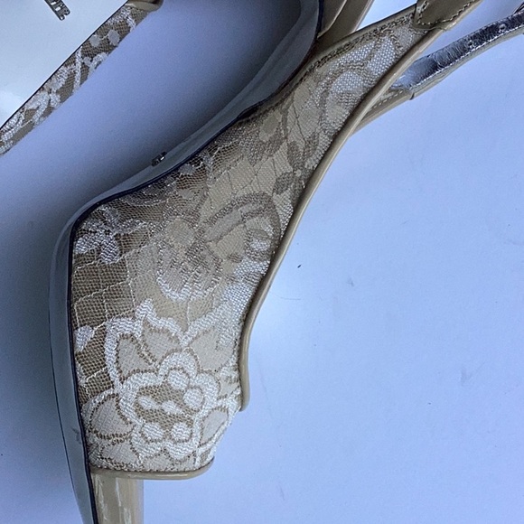 Ron White Lace Peep Toe Heels - sz. Eu 36 - new - Picture 5 of 5